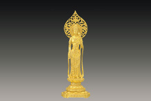 純金製　仏像　聖観音　650g